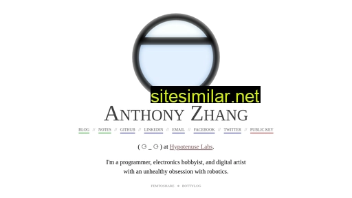 anthony-zhang.me alternative sites
