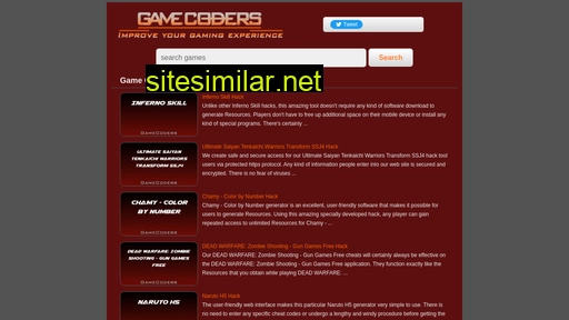 Gamecodershack similar sites