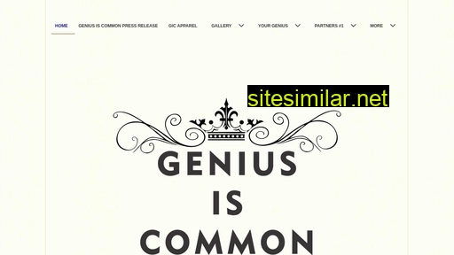 Geniusiscommon similar sites
