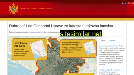 geoportal.co.me alternative sites