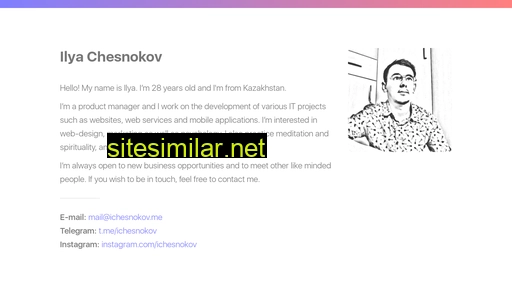 ichesnokov.me alternative sites