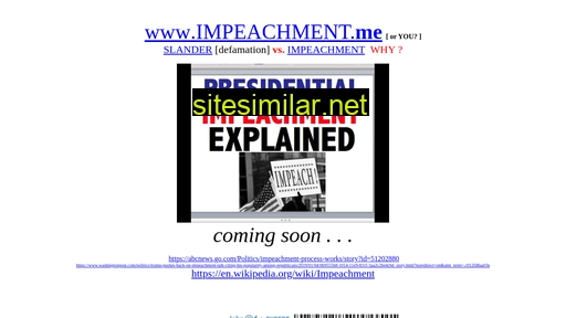 Impeachment similar sites