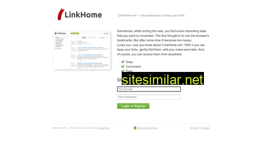 Linkhome similar sites