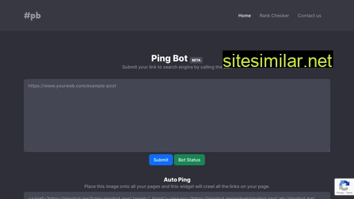 pingbot.me alternative sites
