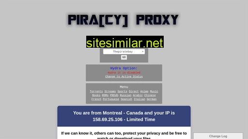 piraproxy.me alternative sites