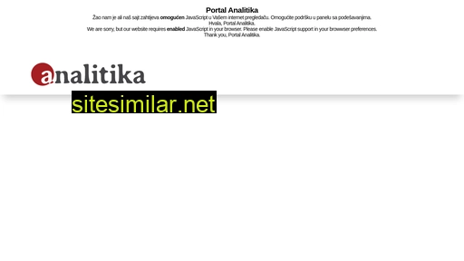 portalanalitika.me alternative sites