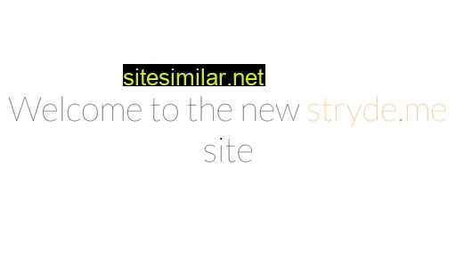 stryde.me alternative sites