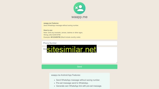 waapp.me alternative sites