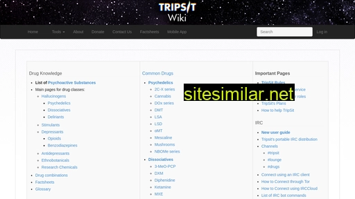 wiki.tripsit.me alternative sites