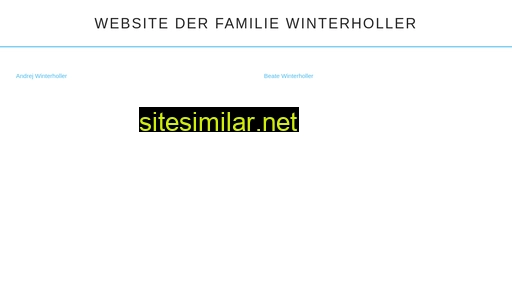 winterholler.me alternative sites
