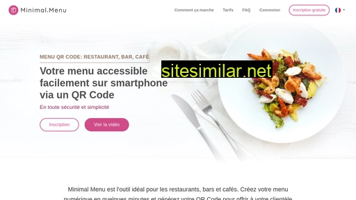 minimal.menu alternative sites