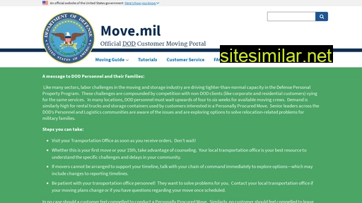 move.mil alternative sites