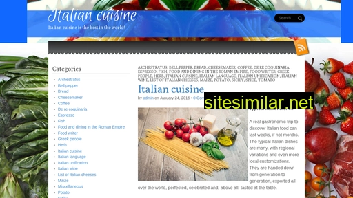 Italian-cuisine-website similar sites