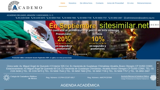 academo.org.mx alternative sites