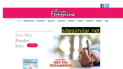 accionfemenina.com.mx alternative sites