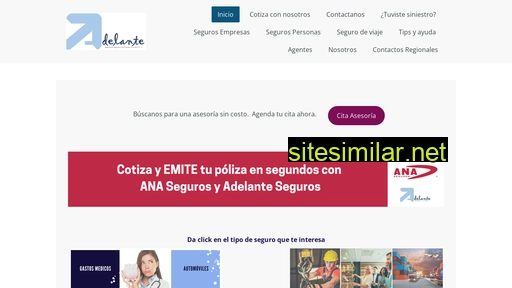 adelanteseguros.com.mx alternative sites