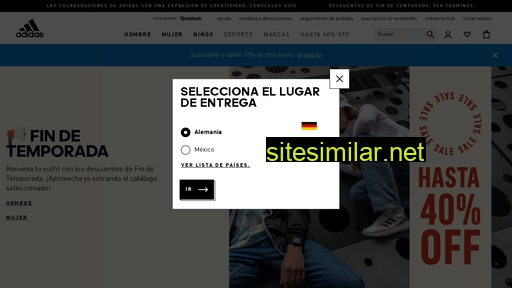 adidas.mx alternative sites