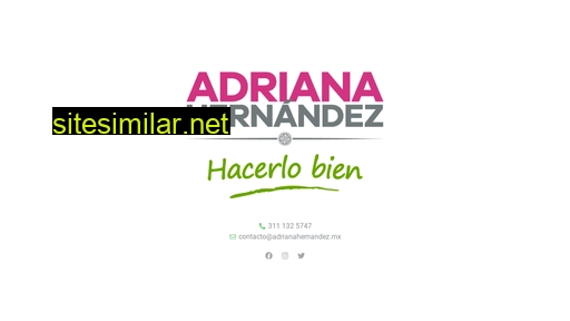 Adrianahernandez similar sites