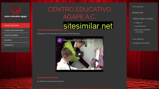 agape.edu.mx alternative sites