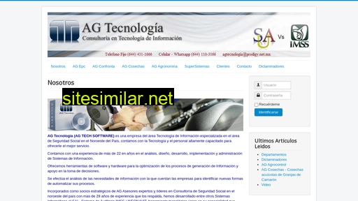 agtecnologia.com.mx alternative sites
