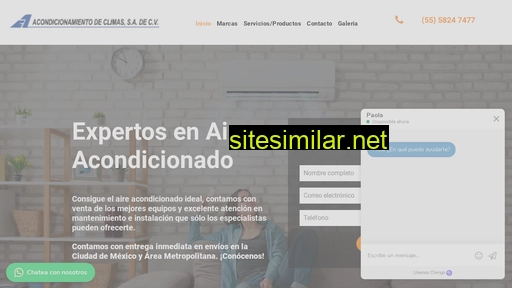 aireacondicionadodf.mx alternative sites