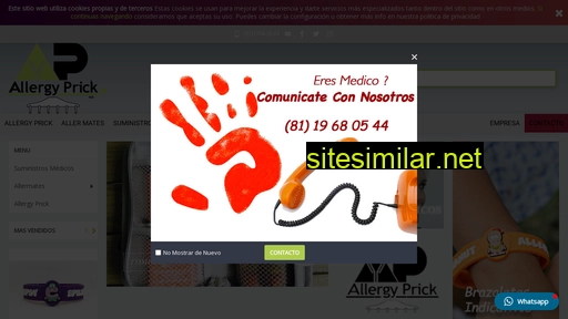 allergyprick.com.mx alternative sites