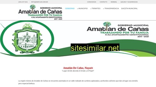 amatlan.gob.mx alternative sites