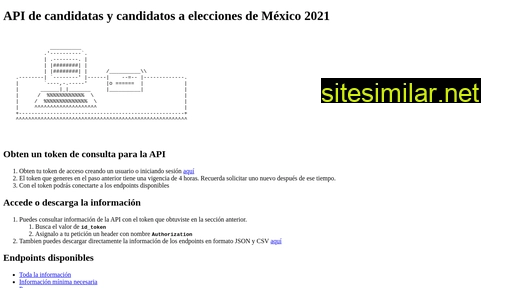 apielectoral.mx alternative sites