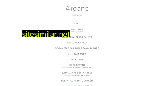 argand.mx alternative sites