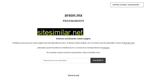 arson.mx alternative sites