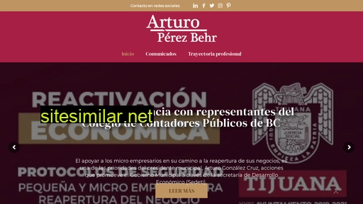 arturoperezbehr.com.mx alternative sites