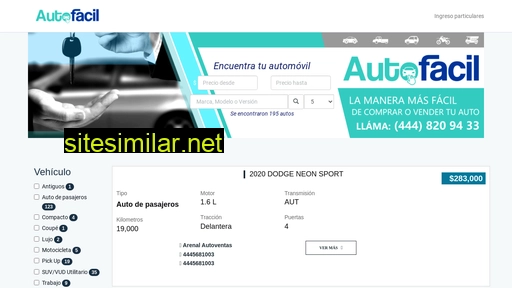 autofacil.com.mx alternative sites