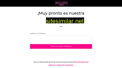 balloonbar.mx alternative sites