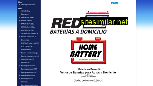 bateriasadomicilio.mx alternative sites