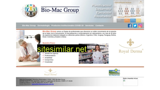 biomacgroup.com.mx alternative sites