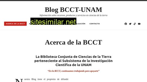 Blogbcctunam similar sites