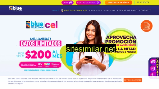bluetelecomm.mx alternative sites