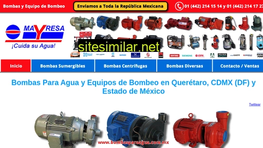 bombasparaagua.com.mx alternative sites