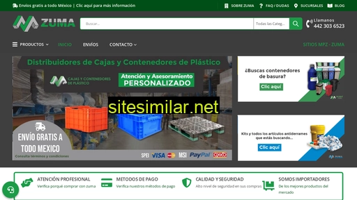 cajasdeplasticoqueretaro.com.mx alternative sites