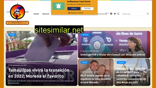 canalvictoria.com.mx alternative sites