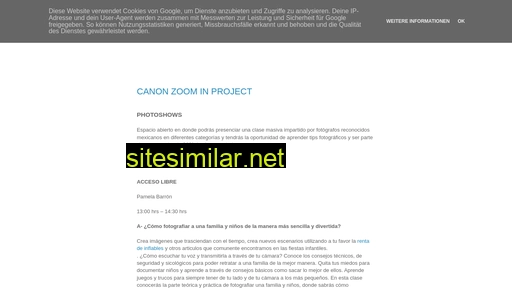canonzoominproject.com.mx alternative sites