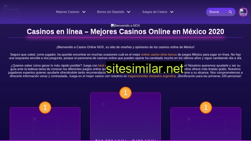 casinonox.mx alternative sites