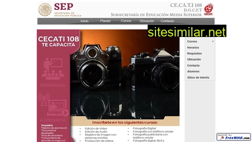 cecati108.edu.mx alternative sites