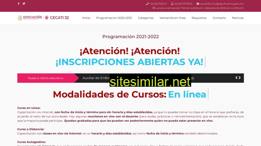 cecati32.edu.mx alternative sites