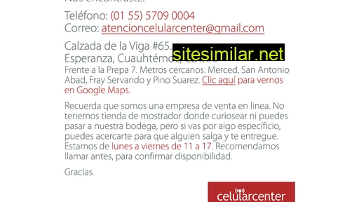 celularcenter.com.mx alternative sites