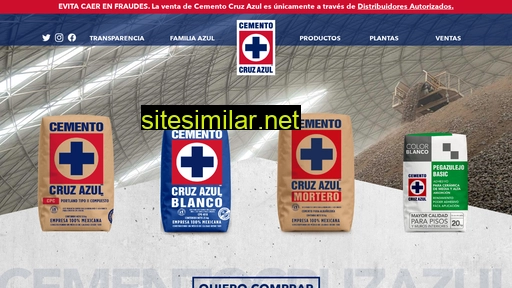 cementocruzazul.com.mx alternative sites