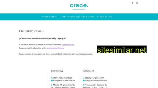 centrocrece.com.mx alternative sites