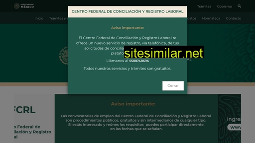 centrolaboral.gob.mx alternative sites