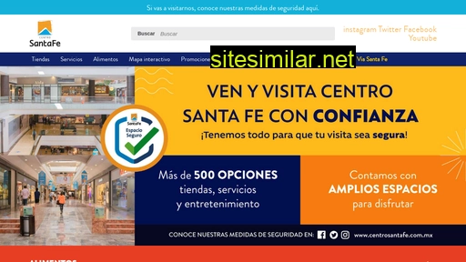 centrosantafe.com.mx alternative sites