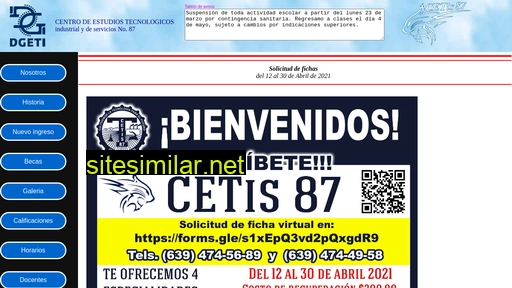 cetis87.edu.mx alternative sites